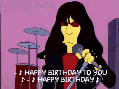 happy birthday the ramones|ramones happy birthday simpsons.